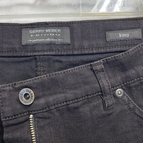 Gerry Weber Edition Irina Mid-Rise Straight Leg Casual Jeans Women Sz 6S Brown - Picture 7 of 16